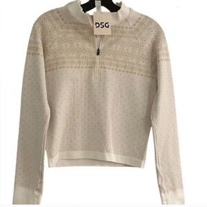 Women’s DSG Momentum Seamless / white / Ivory/ melted Fair Isle/ NWT / Small